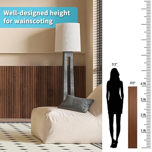 Art3d WPC Wainscoting Panels, Living Room - Image 6