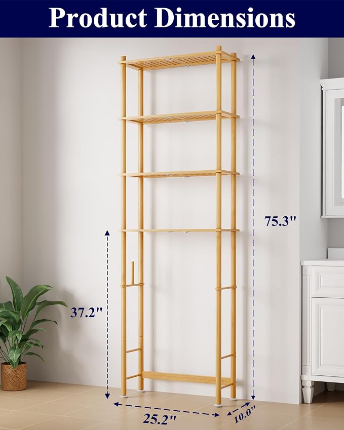 Kitsure Over Toilet Storage Rack - Image 2