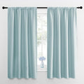 NICETOWN 2 Panels Blackout Curtains, Rod Pocket Thermal Insulated Curtains by NICETOWN