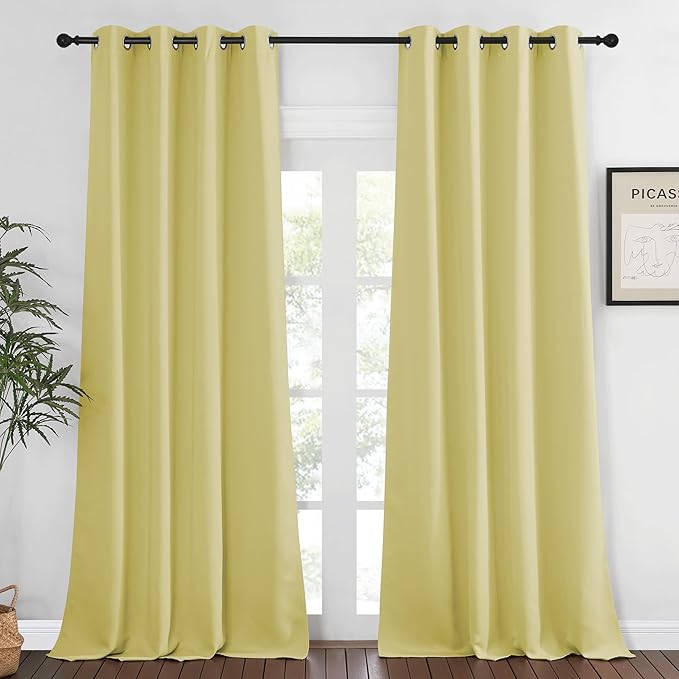 NICETOWN Blackout Window Curtain 90 inch Length by NICETOWN
