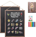 SELEAD 2-Pack Solid Wood Frame Chalkboard Signs by SELEAD