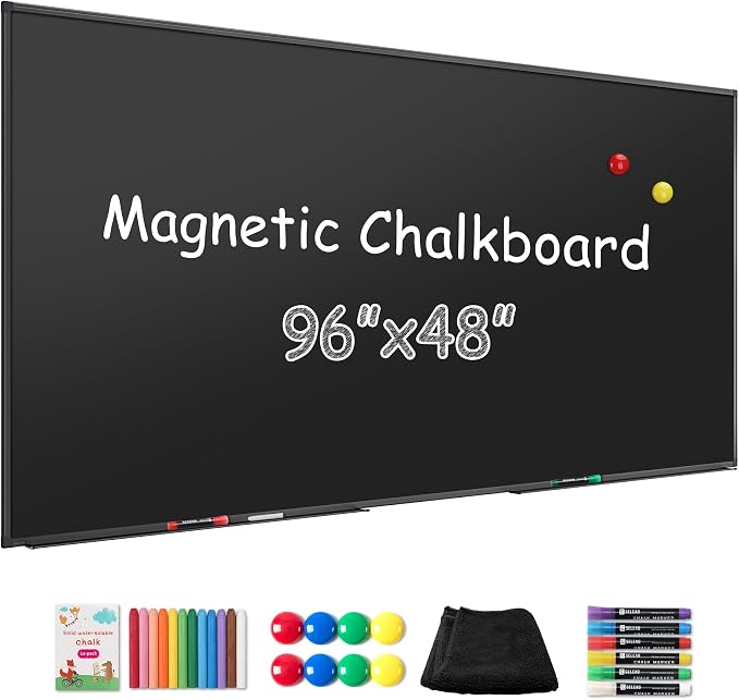 SELEAD Huge Magnetic Chalkboard 96 x 48 Inches by SELEAD