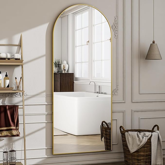 57" x 20" Arched Full Length Mirror - Image 5