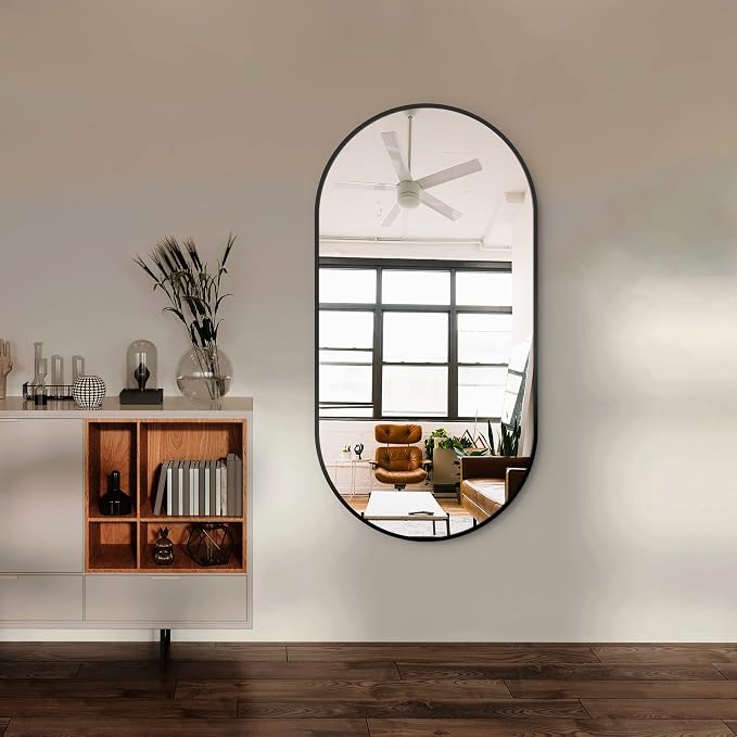 Delma Bathroom Wall Full Length Mirror - Image 3