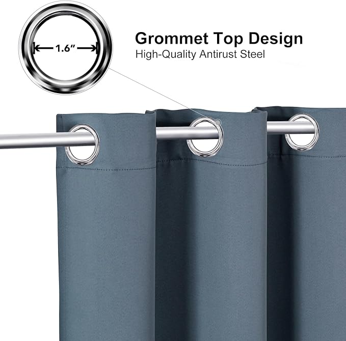 ChrisDowa Grommet Blackout Curtains - Image 2