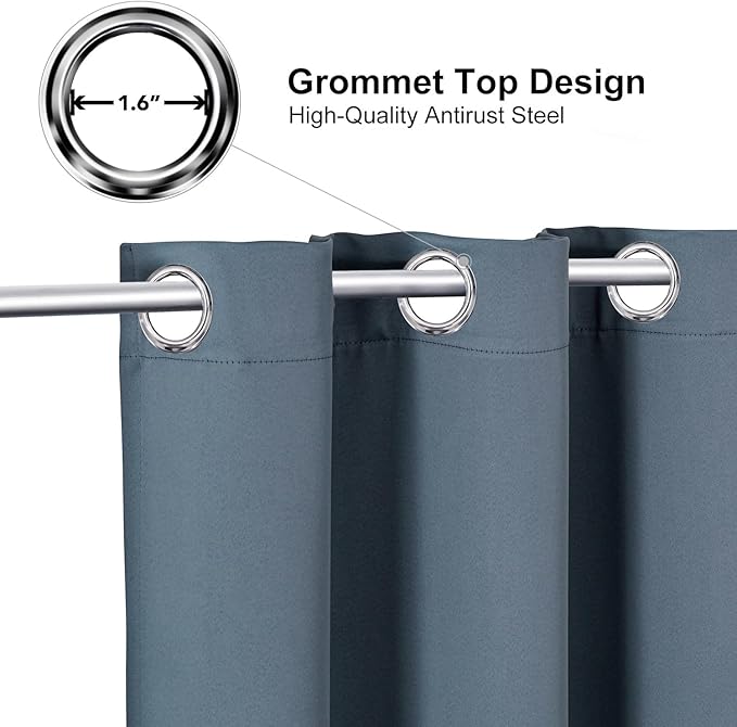 ChrisDowa Blackout Curtains 102 Inches Long - Image 3