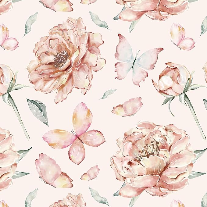 Safiyya Peel and Stick Wallpaper Floral Contact Paper by SAFIYYA