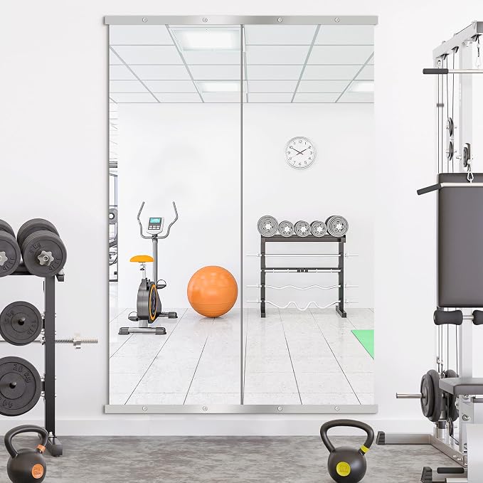 TRAHOME Home Gym Mirror for Wall, Home Gym, Living Room - Image 4