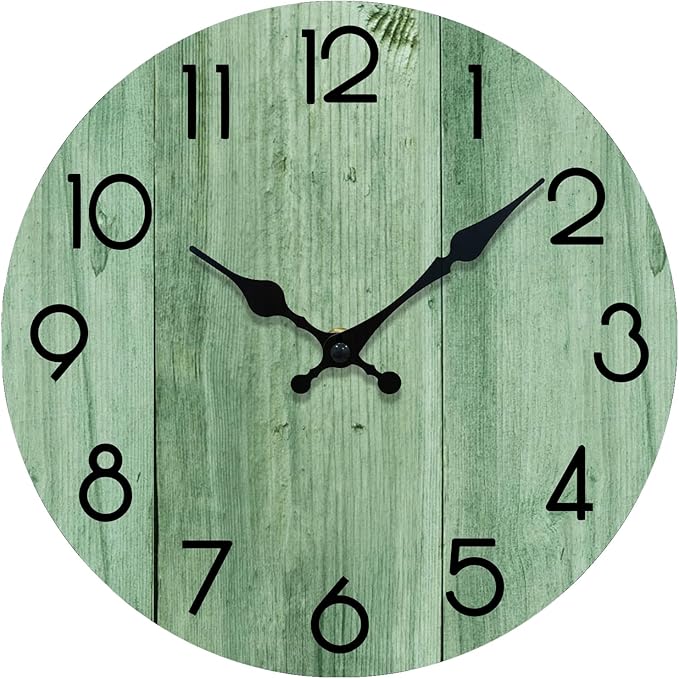 Wall Clock, Modern Wall Clocks Battery Operated, Silent Non Ticking Clock by wallclock