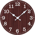 Wall Clock, Modern Wall Clocks Battery Operated, Silent Non Ticking Clock by wallclock