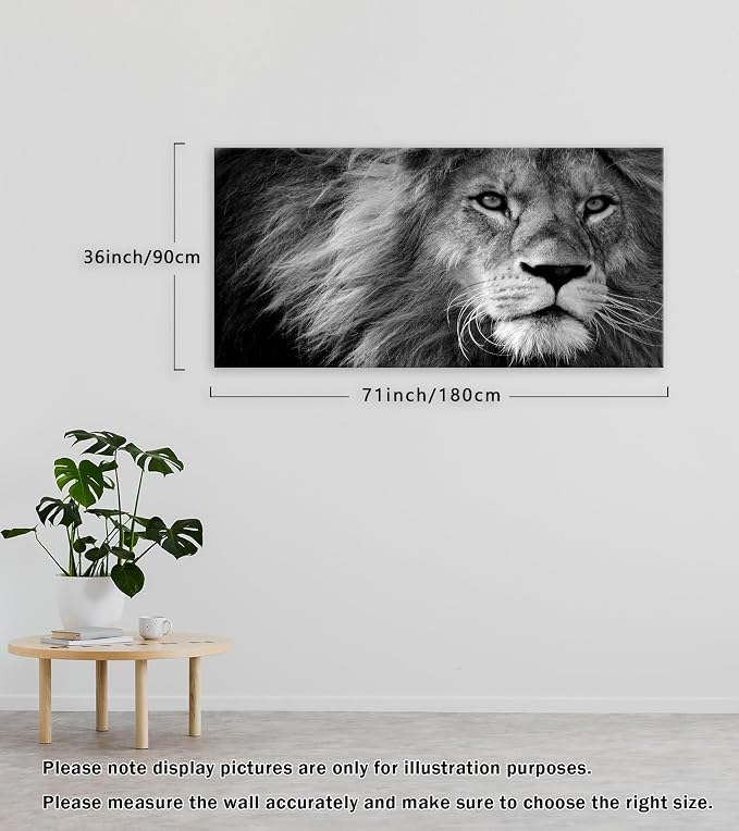 Baisuart D0198 Modern Giclee Canvas Prints Wall Art Stretched Artwork Black and - Image 3