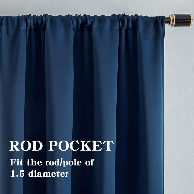 Custom Curtains for Bedroom Customsize, Grommet Light Blocking Drapes for - Image 2