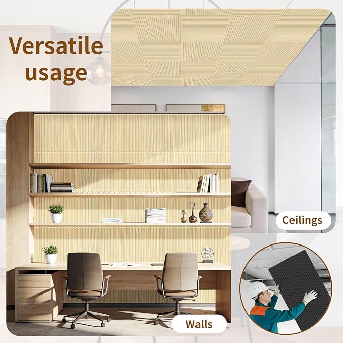 RITOLLO 16-Pack PVC Slat Wall Panels - Image 7