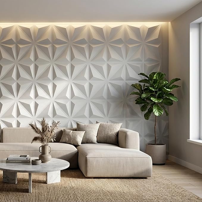 3D Wall Panel Diamond for Interior Wall Decor, Waterproof, Heat Resistant PVC - Image 6