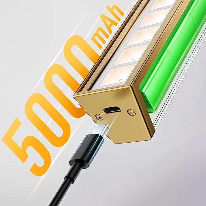Afyuol Picture Lights for Wall, Brass Battery Operated Picture Light 16in Art - Image 3