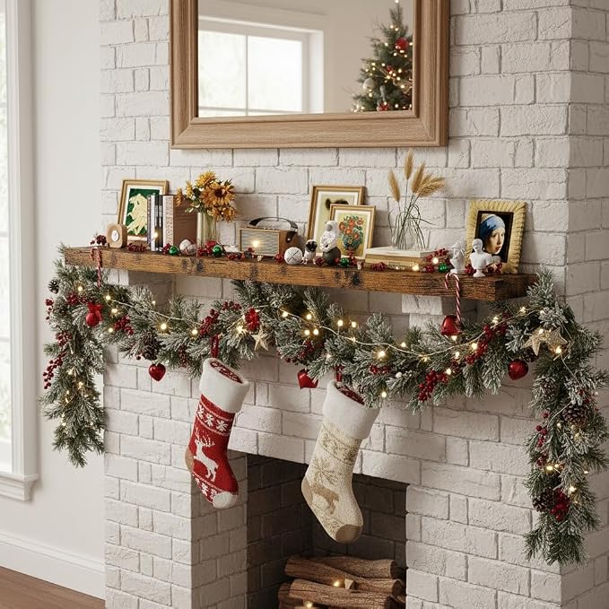 Vivelove 12 Inch Deep Floating Shelves 72 inch Long, 72 x 12 Wide Wall Shelves - Image 2