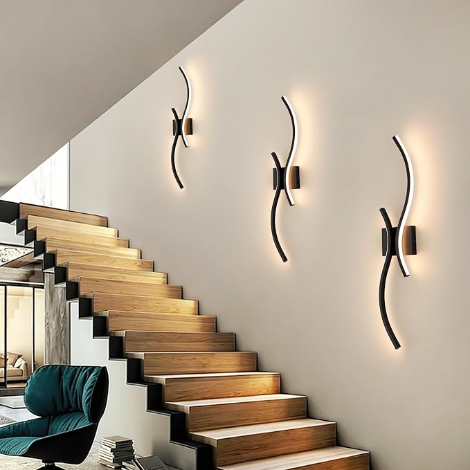 CANEOE Modern LED Wall Sconce Set of Two, 3000K Warm White Led Wall Light - Image 8