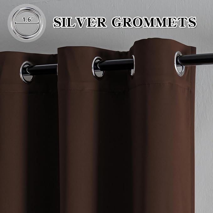 IGEMAEVE Custom Curtains for Living Room 1 Panel, Grommet Light Blocking Drapes - Image 2