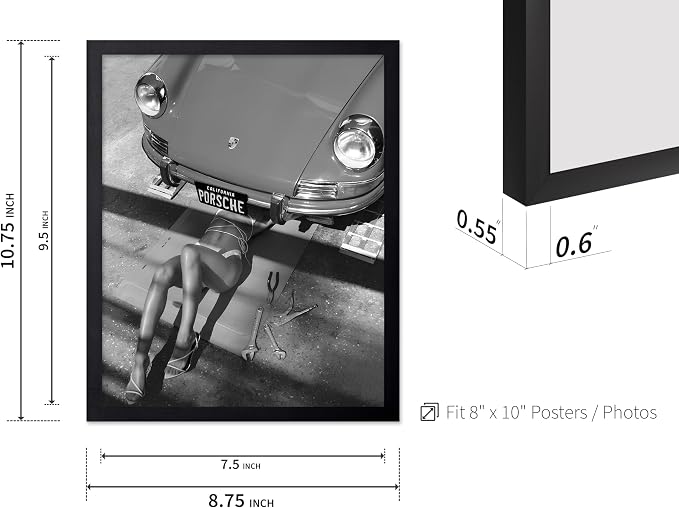 Poster Master Woman Under Classic Car Poster - Image 3