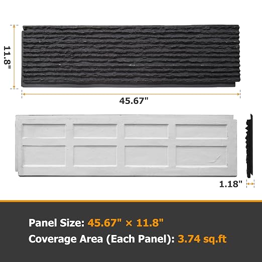 ROOMTEC 1-Pack Faux Stone Wall Covering Panels - Image 2