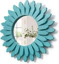 Honiway Beach Wall Decor Mirror 12 inch Wood Coastal Wall Decor Sunburst Boho by Honiway