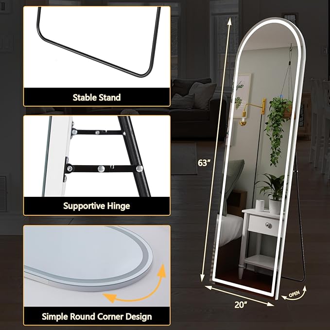 DUMOS Arched Full Length Mirror - Image 2