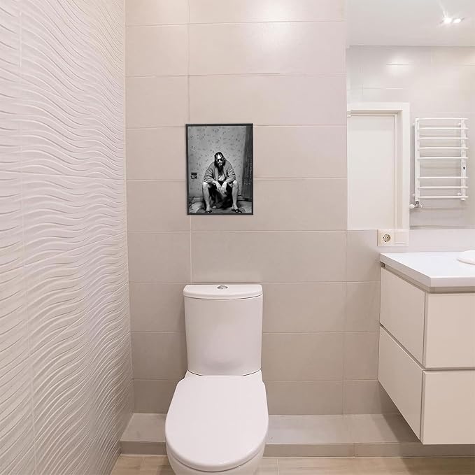 Funny Bathroom Decor Wall Art Set of 4, Dumb & Dumber Comedy Movie Posters - Image 8