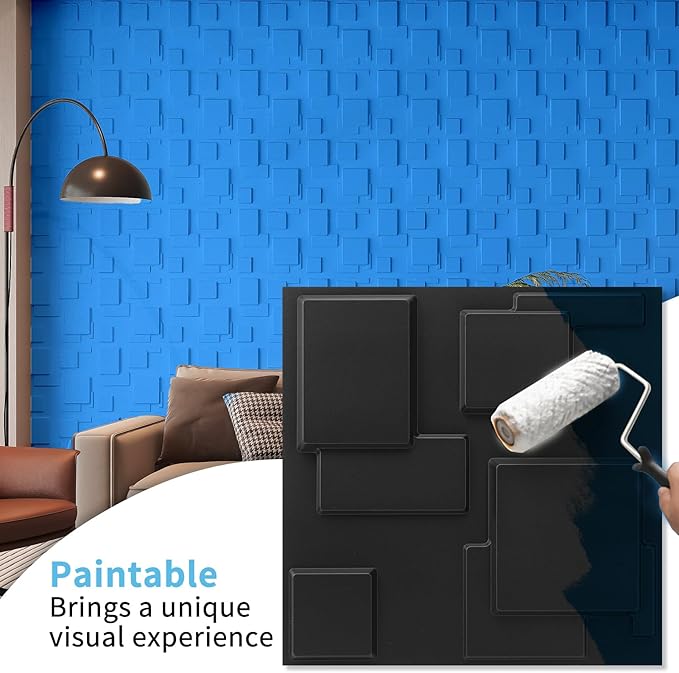 Art3d 100 Pack Decorative 3D Wall Panels, 97 Sq.Feet PVC Interior Wall Décor - Image 4