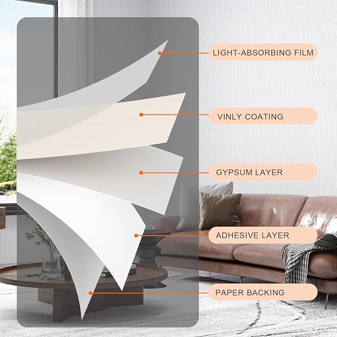 Grasscloth Peel and Stick Wallpaper 20.8"x394" Light Gray Thick Fabric Textured - Image 4