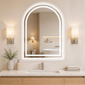 Arched LED Bathroom Mirrors by WISSMILESHOME