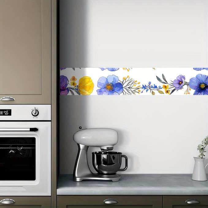 HOMETITUTE Wallpaper Border 4x196 Inch Peel and Stick Wall Border Wallpaper - Image 2