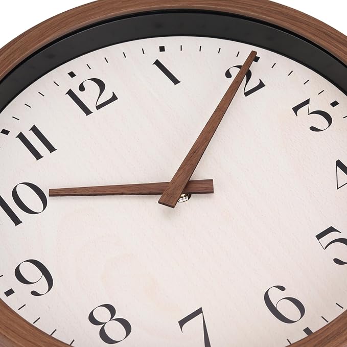 Topkey 12 Inch Silent Wall Clock - Image 3