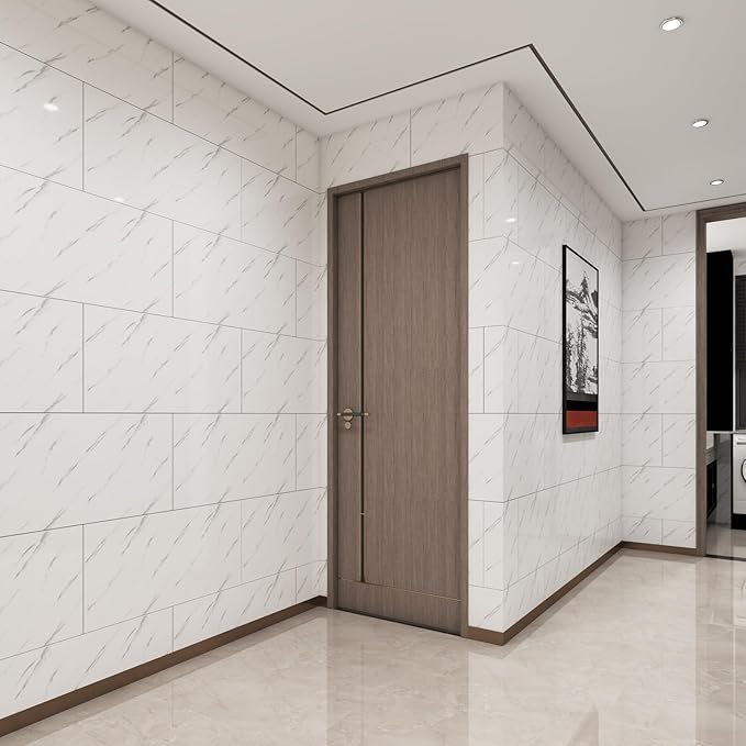 Haimin Wall Panels Peel and Stick 10 Pieces 23.6x11.8in Lightweight Backsplash - Image 2