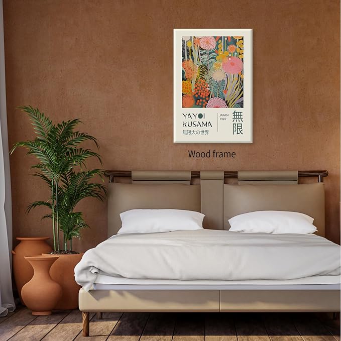 Abstract Yayoi Kusama Posters Japanese Wall Art Vintage Tokyo Aesthetic Prints - Image 5