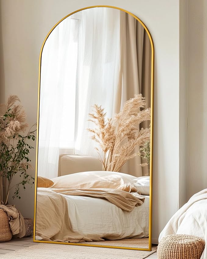 Suidia 76"x34" Arched Full Length Mirror by SuidiaMirror