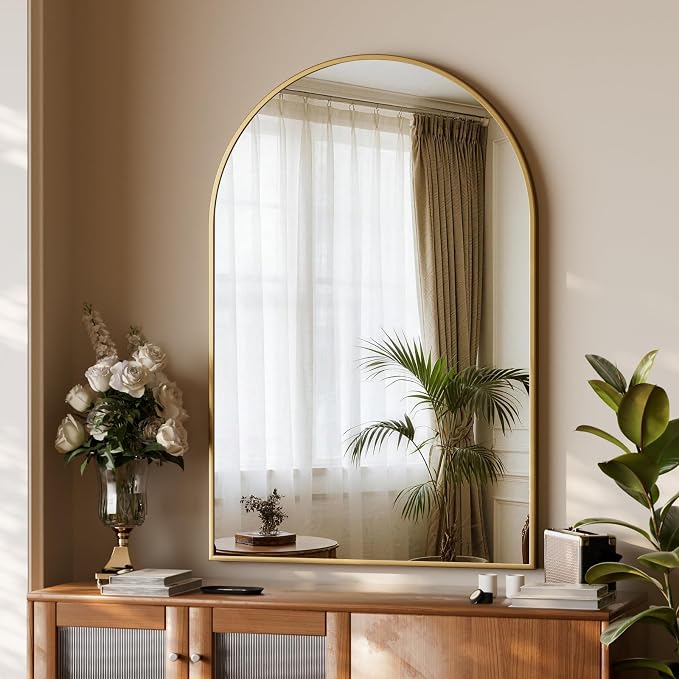 XRAMFY 32"x48" Arched Bathroom Mirror - Image 3