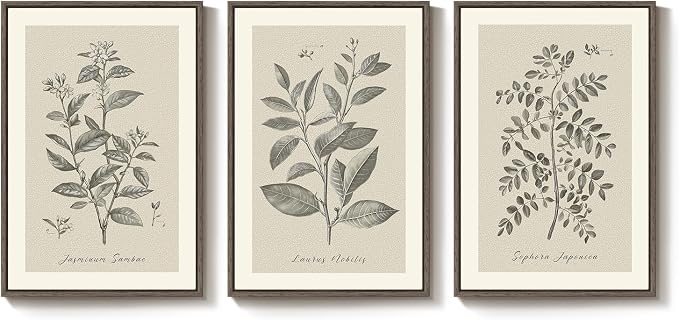 Large Framed Botanical Wall Art - Image 9