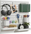Keepo Peg Board Wall Organizer – Plastic Pegboard Panels, Modular Peg Board by Keepo