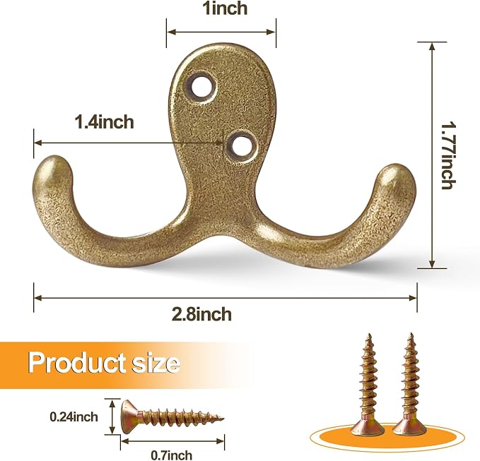 CBWLWJ 10 Pack Coat Hooks Wall Hooks - Image 6