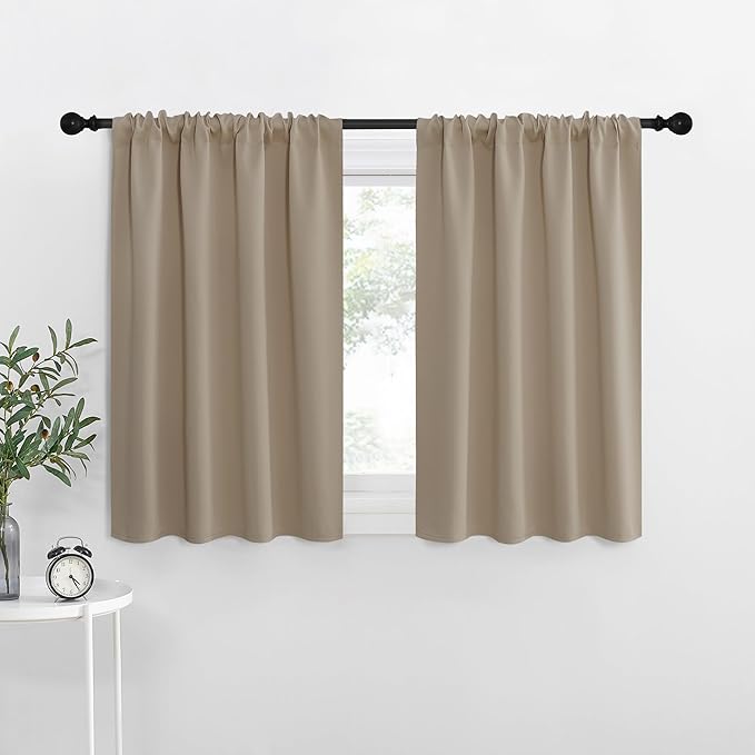 NICETOWN Blackout Curtains for Living Curtains, 2 Panels, 29 by 30, Room by NICETOWN
