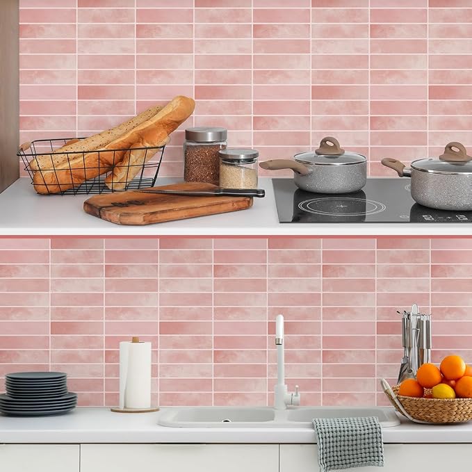 Peel and Stick Backsplash 3D Wall Tiles, Self-Adhesive, Oil Proof, Waterproof - Image 8