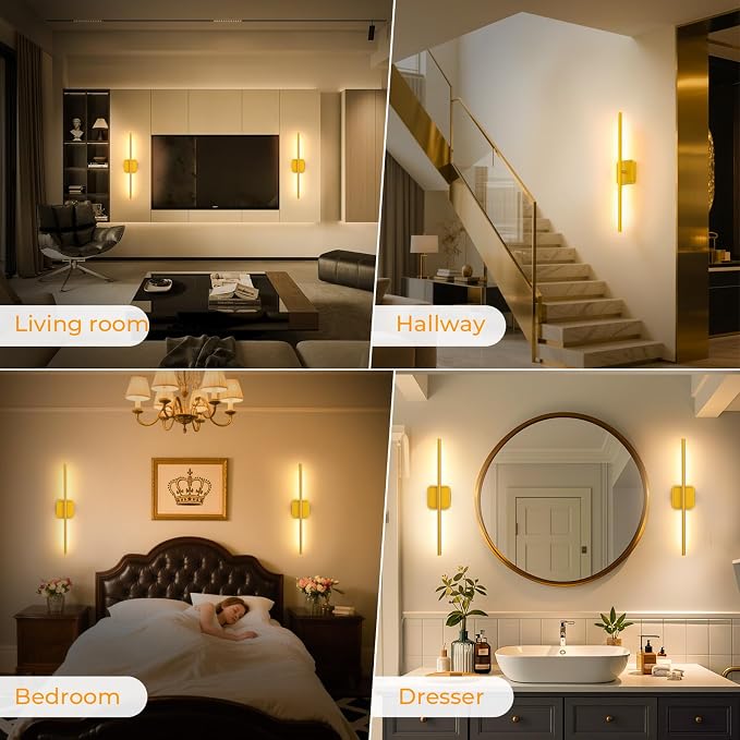 GvvooHome Battery Operated Wall Sconce Detachable 360°Rotate, Wireless Wall - Image 9