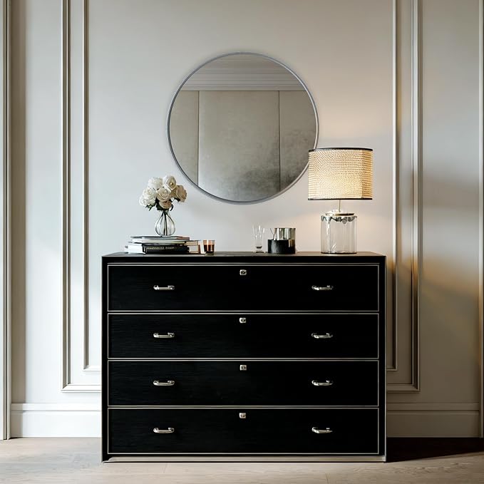 USHOWER Brushed Nickel Bathroom Mirrors - Image 8