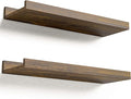 Boswillon Floating Shelves for Wall, Wall Mounted Shelves Set of 2, Rustic by Boswillon
