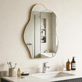 Ruomeng Irregular Wall Mirror Asymmetrical Mirror, Modern Decorative Wall Decor by Ruomeng