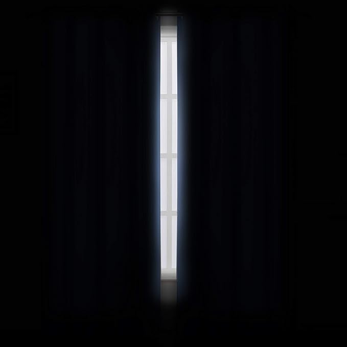 LEMOMO Sky Blue Thermal Blackout Curtains/38 x 63 Inch/Set of 2 Panels Room - Image 3