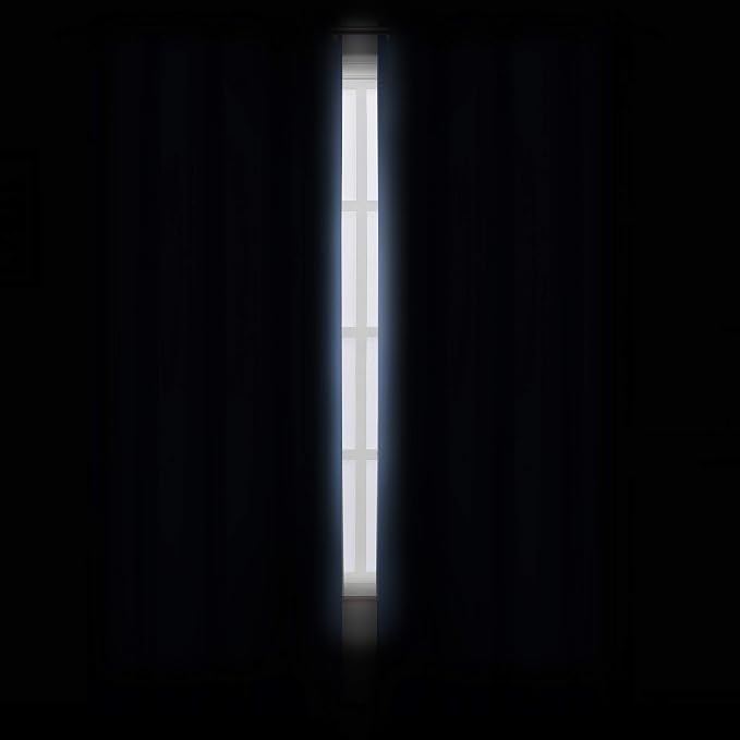 LEMOMO Sky Blue Thermal Blackout Curtains/52 x 84 Inch/Set of 2 Panels Room - Image 3