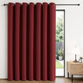 Joydeco Blackout Patio Sliding Door Curtains 72 Inches Long, Grommet Privacy by JOYDECO