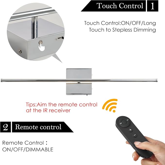 KARTOOSH Battery Operated Wall Sconces - Image 3