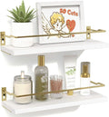 RICHER HOUSE Bathroom Shelves, Small Floating Wall Shelf by RicherHouse